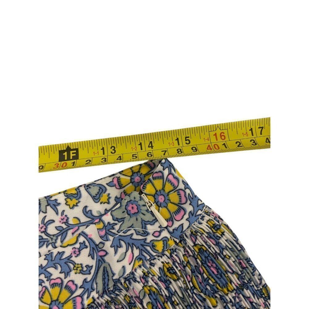 Boden Womens Skirt UK 14 US 10 Mini Multi Floral Print Plisse Layered R0178 NWT - Picture 9 of 11